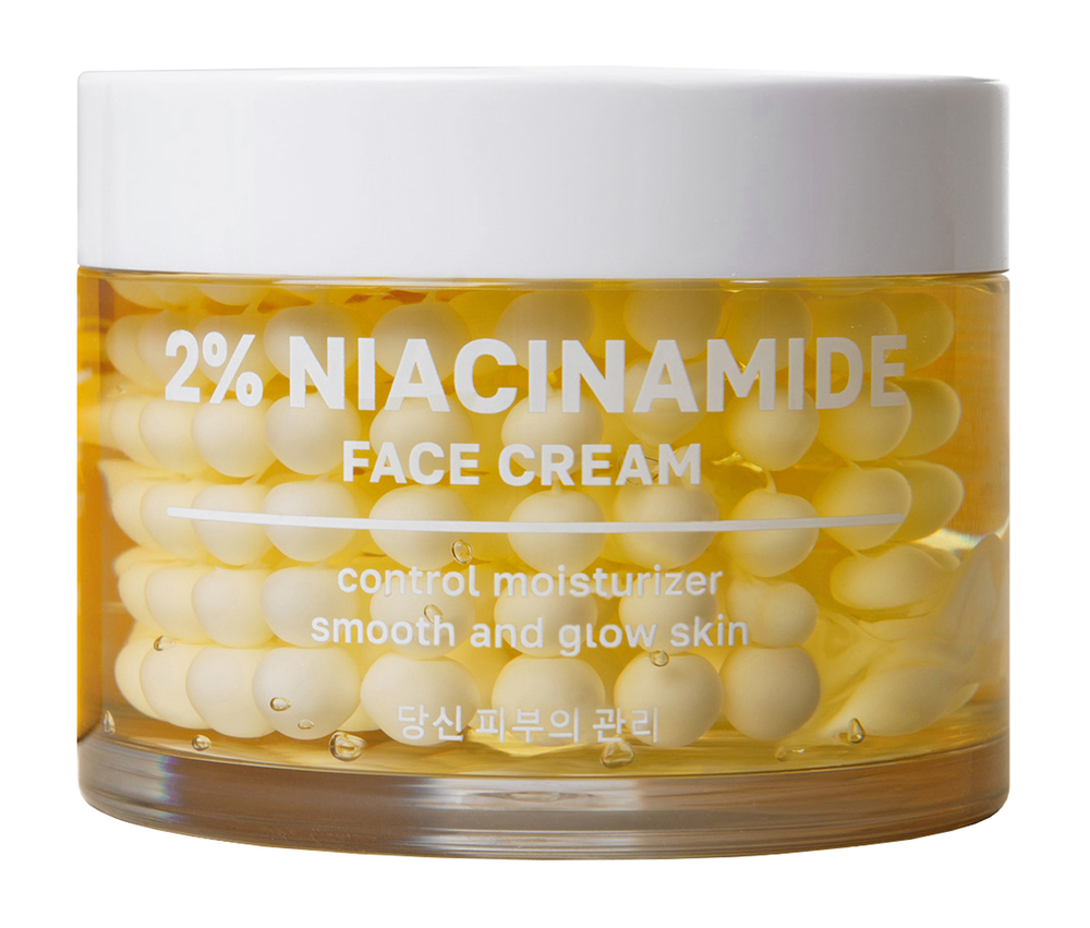 NSC Крем для лица 2% Niacinamide Face Cream, восстанавливающий, для сияния кожи лица, с ниацинамидом, 120 мл
