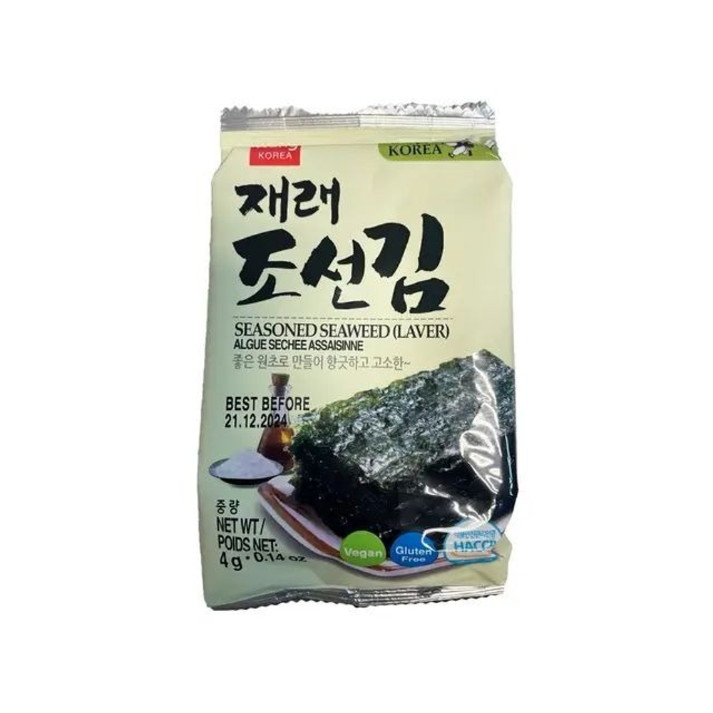 Чипсы Wang из жаренных водорослей оригинальные 4 г