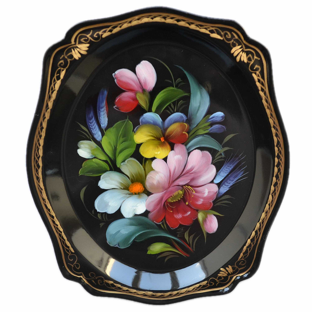 Zhostovo metal tray A3D170524210