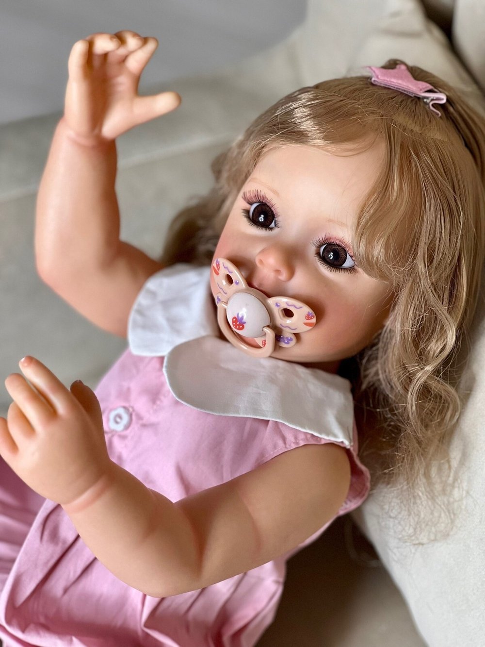 Кукла Реборн виниловая 55см в пакете (FA-170)