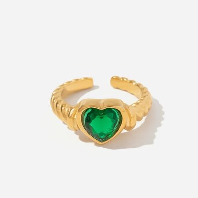 Кольцо Emerald Heart