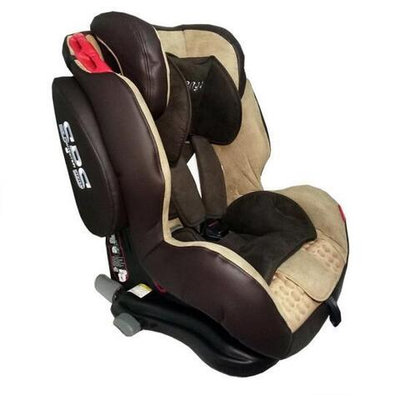 Детское автокресло Kenga c isofix группа: 1/2/3 (Бежевый/коричневый)