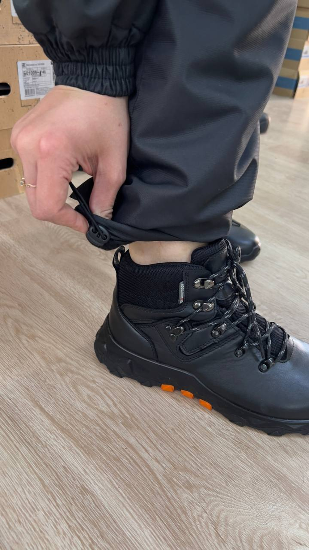 Женская горка Валькирия флис / осень-зима / мембрана чёрный