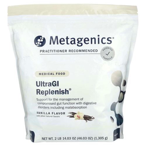 Metagenics, UltraGI Replenish®, ваниль, 1305 г (46,03 унции)