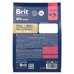 Корм для собак сухой BRIT PREMIUM с курицей для щенков "Dog Puppy and Junior Large and Giant", 3кг