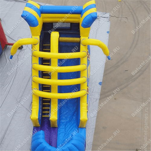 Надувная горка "Ботинок" 9*5*6 м