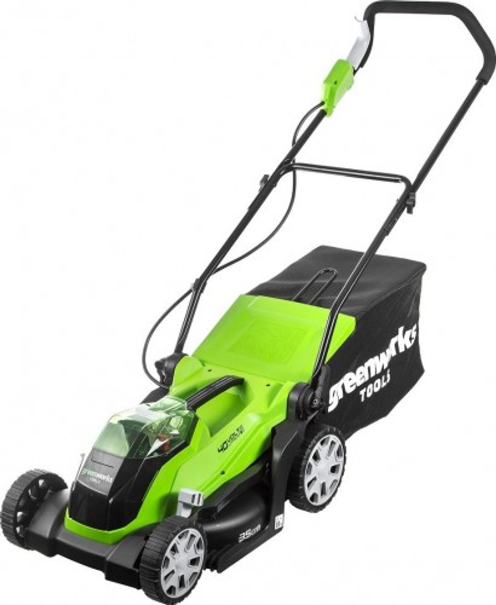 Газонокосилка аккумуляторная GREENWORKS G40LM35 40V, без АКБ и ЗУ 2501907
