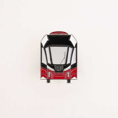 Значок трамвай 71-911ЕМ Львёнок Череповец