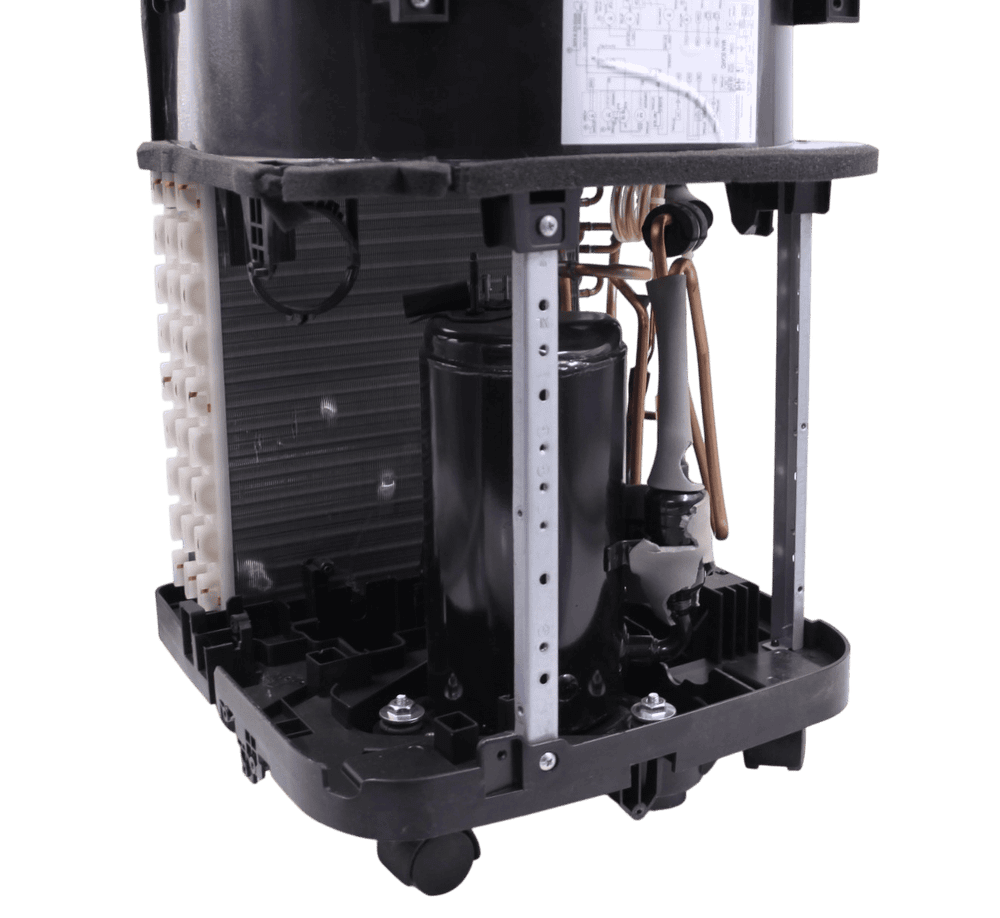 Компрессор DSN118V11UZDX мобильного кондиционера Rapid RAC 07/09СЕ в сборе с испарителем