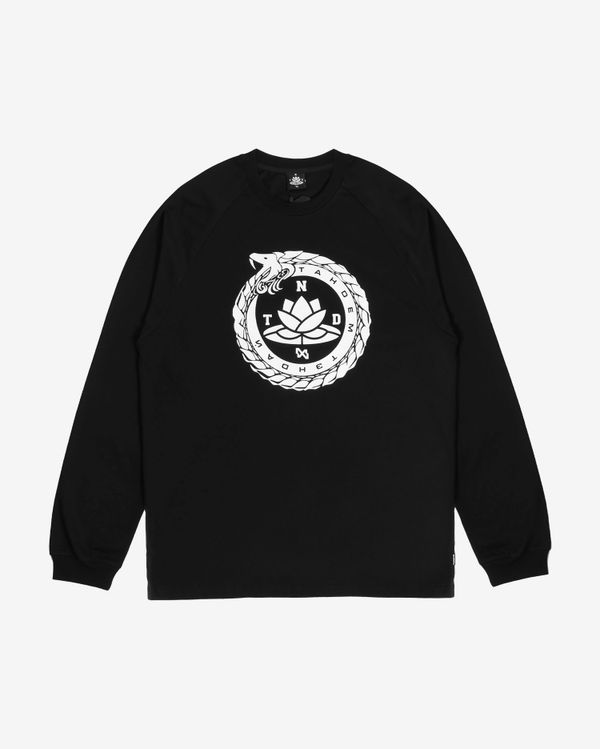 Лонгслив Тэндай черный - фото 1