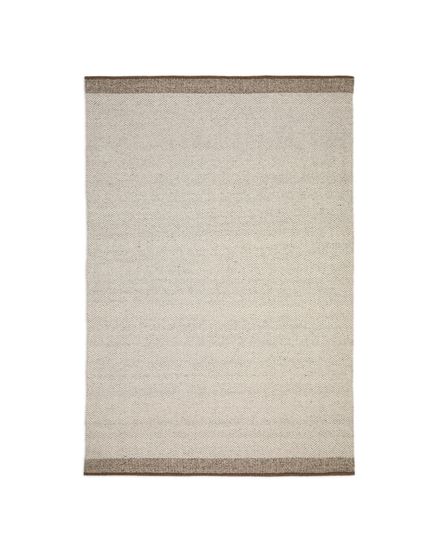 Ковер из бежевой шерсти Nifelia, 160 x 230 см