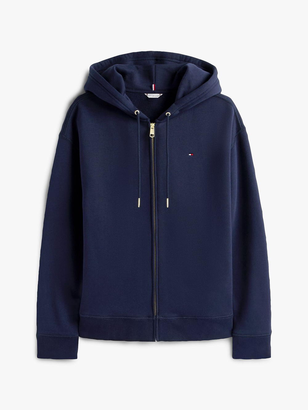 Худи на молнии Tommy Hilfiger Relaxed Fit Zip Hoodie Navy
