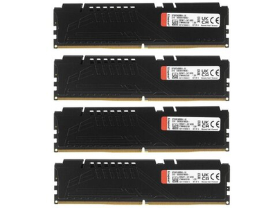 Оперативная память Kingston KF560C40BBK4-64, DDR5 4х 64ГБ 6000 МГц, DIMM, RTL