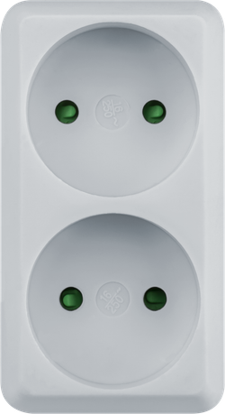 Разветвитель Navigator 94 671 NAD-L-2X-C-WH 2 гн. б/з