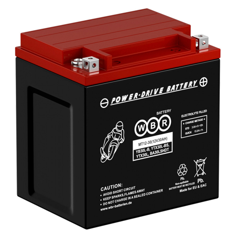 Аккумулятор WBR MT AGM YTX30L-BS