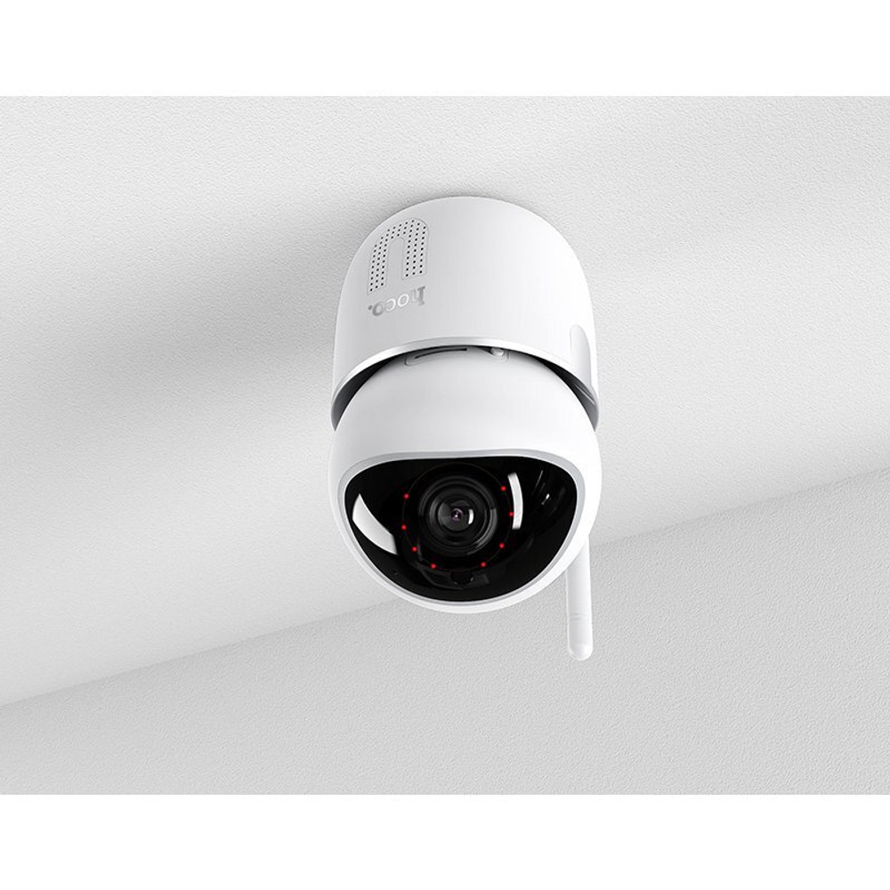 Панорамная Wi-Fi IP камера Hoco DI10 smart camera белая