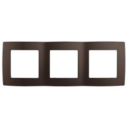 12-5003-13 ЭРА Рамка на 3 поста, Эра12, бронза | Эра 12 Бронза