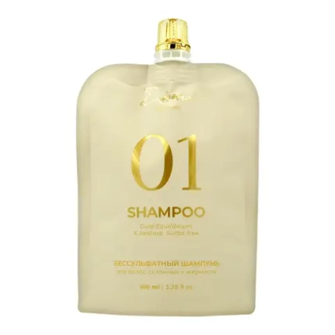 Шампунь для склонных к жирности Ederra Shampoo Gold Equilibrium&Restore 100 мл