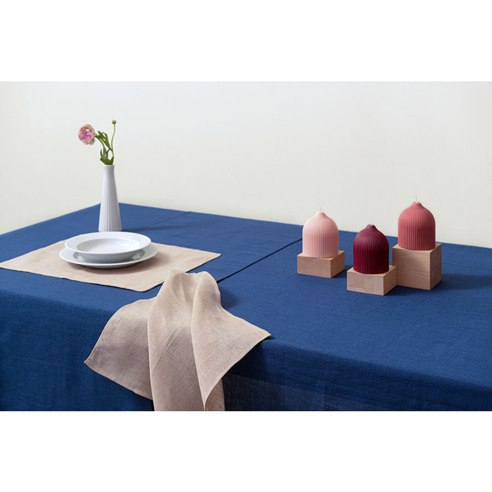 Свеча декоративная бежево-розового цвета из коллекции edge, 10,5 см