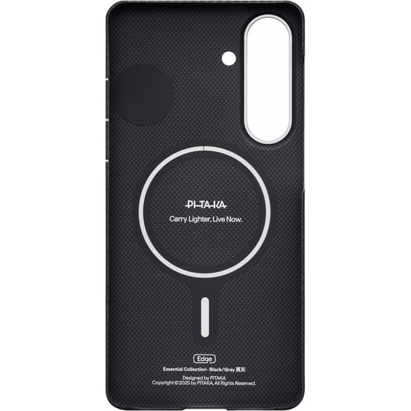 Чехол Pitaka Edge Case для Samsung S26, Черный | Twill
