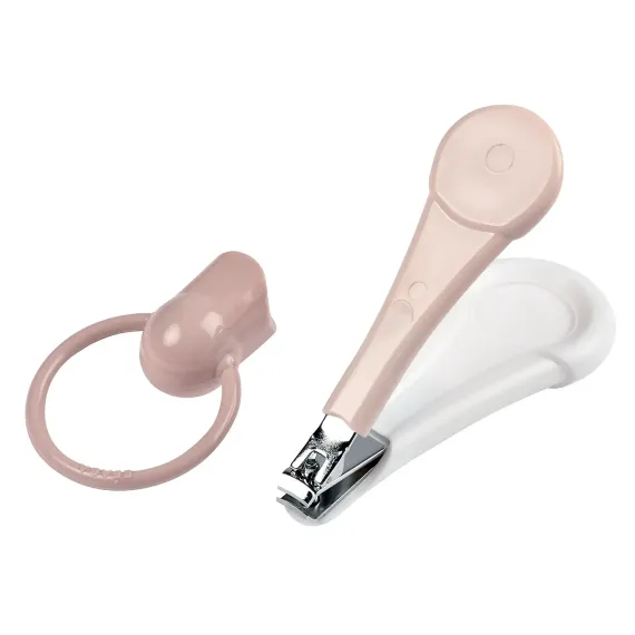 Детские кусачки для ногтей Beaba Baby Nail Clippers Old Pink