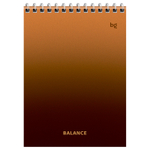 Блокнот  BG "Моноколор. Баланс" на спирали, А5, 40 листов в клетку