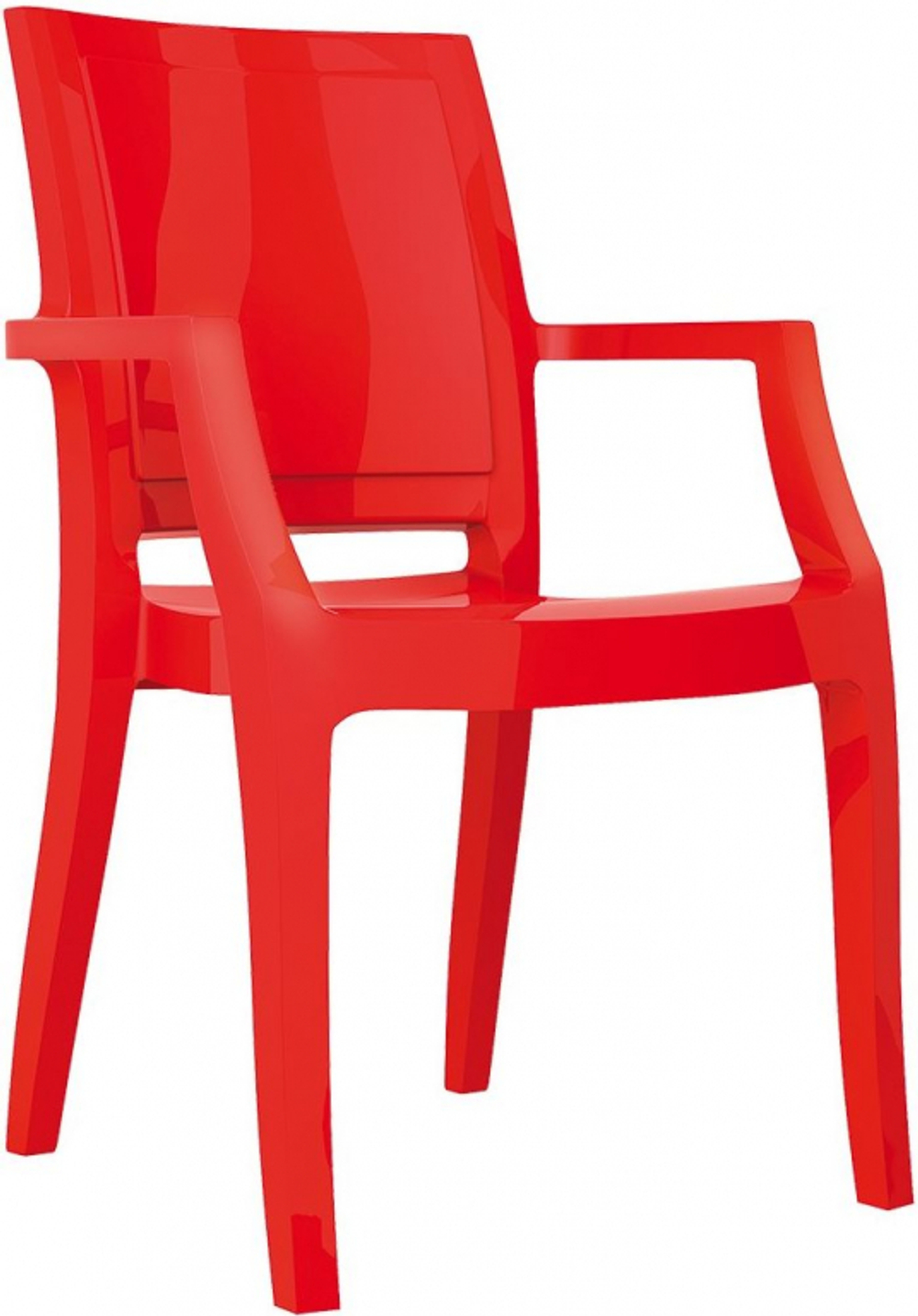 Кресло пластиковое Siesta Contract Arthur, красный