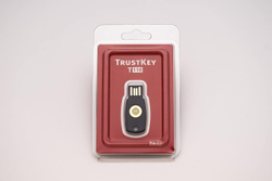TrustKey T110 — Аппаратный ключ безопасности FIDO2/U2F Двухфакторная аутентификация (2FA) с PIN-кодом и сенсорной кнопкой (USB-A)