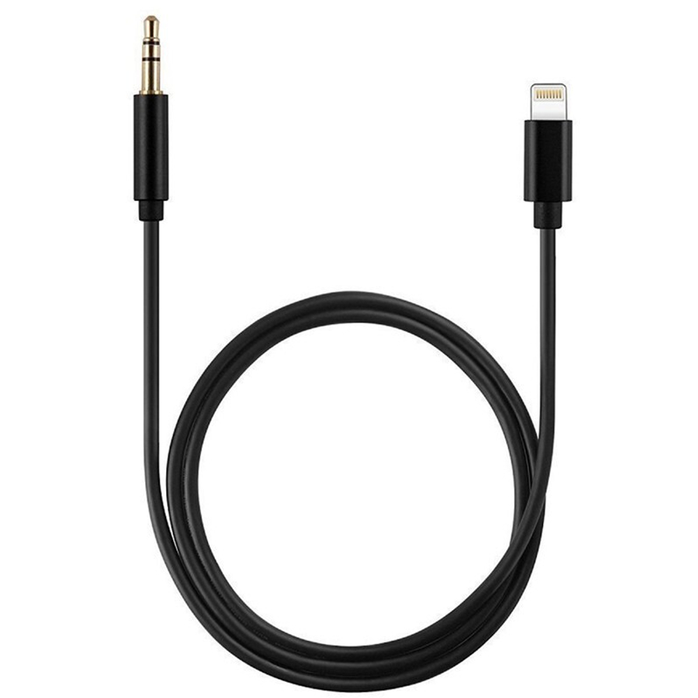 Аудио Адаптер JH-025 Lightning - 3.5mm AUX (черный)