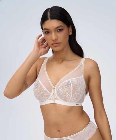 Белый бюстгальтер-бралетт Chiara Gold (Размер: 85B) (Цвет: белый)