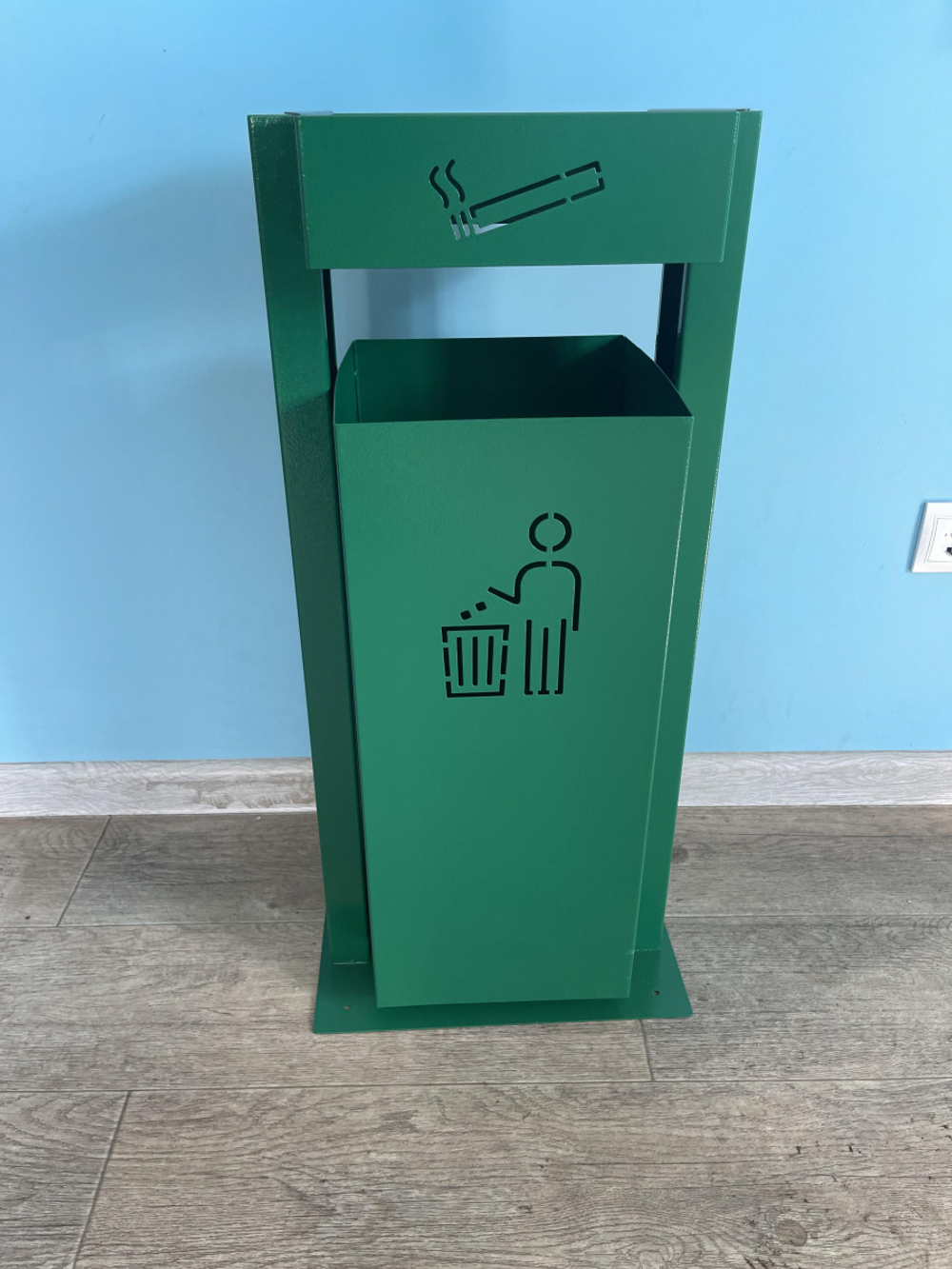 Урна металлическая УК-1 Зеленая