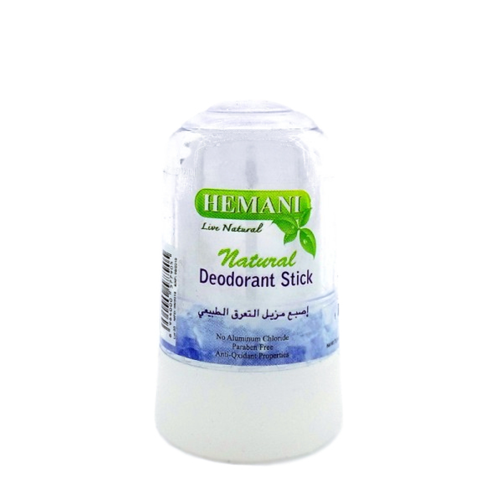 дезодорант кристалл Алунит Хемани (Deodorant stick Hemani), 70 гр