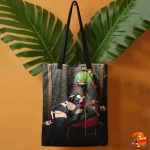 Сумка шоппер с принтом Genshin Impact
