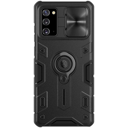 Противоударный чехол с кольцом и защитой камеры Nillkin CamShield Armor Case для Samsung Galaxy Note 20