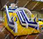 Надувная горка "Весёлый клоун - 2", 8*4*6 м