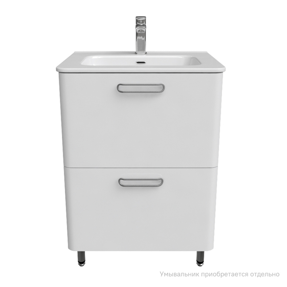 Тумба напольная IDDIS Brick, белая, 60 см, BRI60WFi95