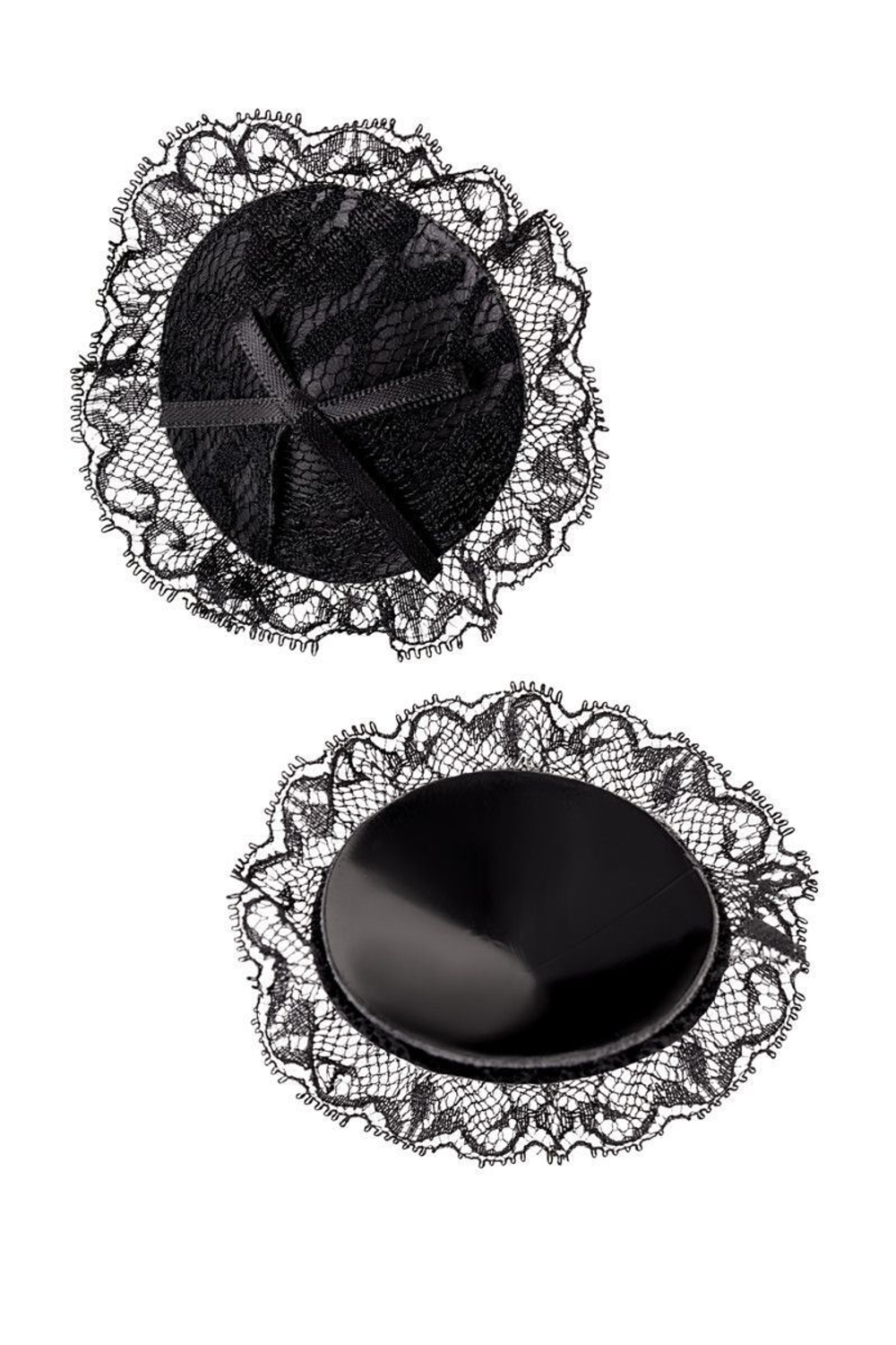 Нежные кружевные пэстис (Цвет: черный)