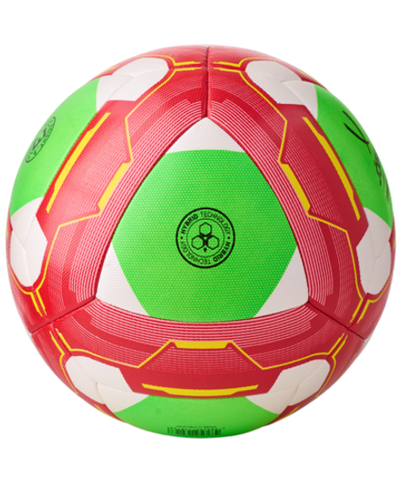 Мяч футбольный Primero Kids №3, белый/красный/зеленый