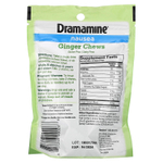Dramamine, Nausea, жевательные таблетки с имбирем, лимоном, медом, имбирем, 20 жевательных таблеток