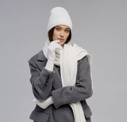 Шапка ШП542-01 белая