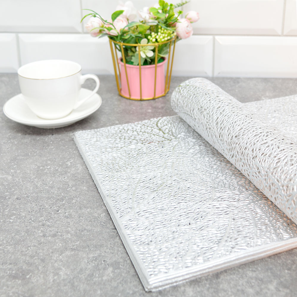 Салфетка подстановочная 30*45см MONICA Iv6A2173, серебро (12шт/уп)