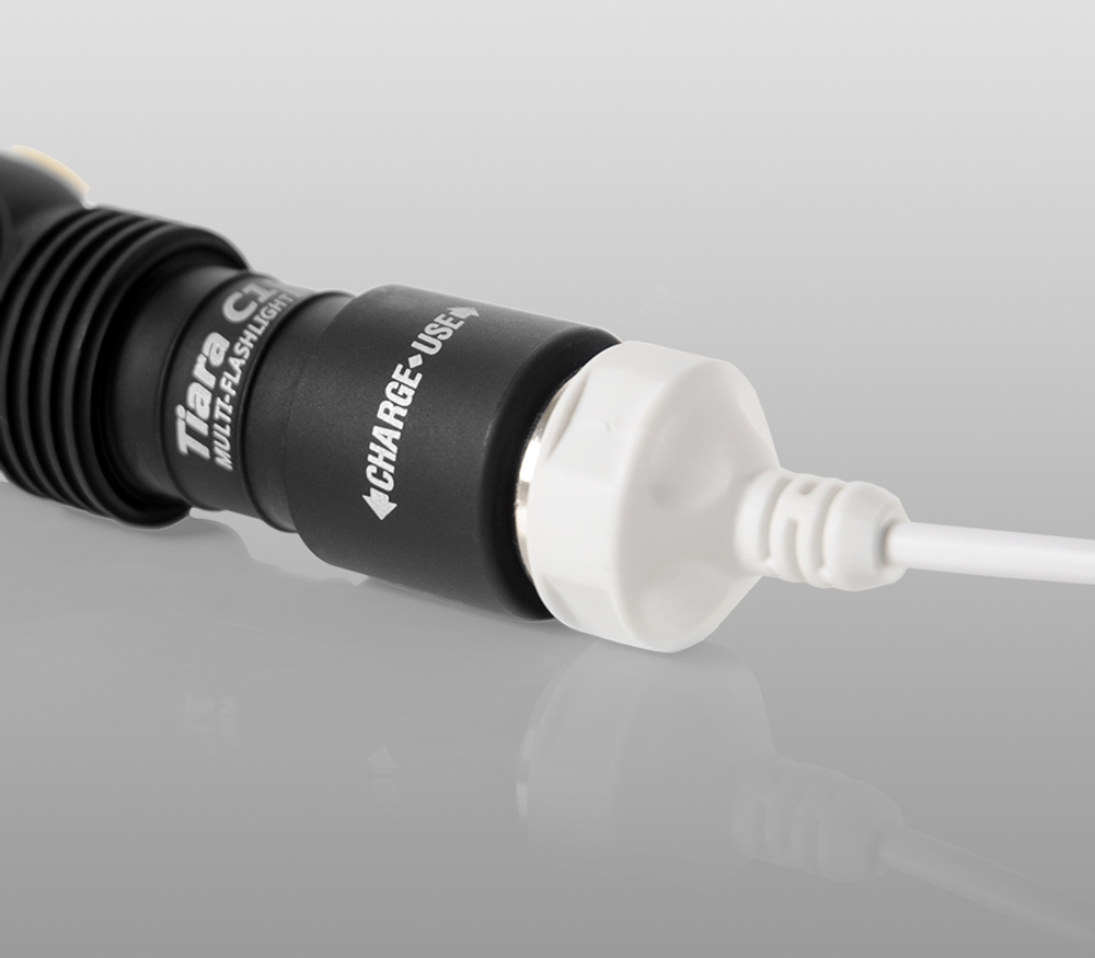 Мультифонарь светодиодный Armytek Tiara C1 Pro Magnet USB+18350, 1050 лм, аккумулятор