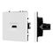 Механизм HDMI розетки SCT-NOBE-MHD1-SFPL-WH Arlight 061846