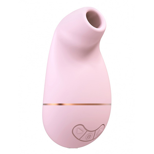 Розовый вакуум-волновой клиторальный стимулятор Irresistible Kissable Pink IRR002PNK