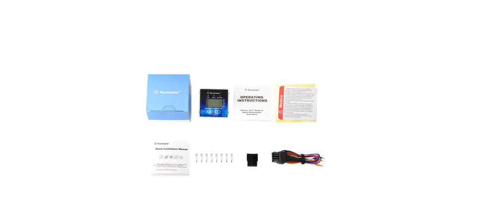 Индикатор заряда аккумулятора + м/ч + вольтметр 12-48В