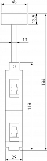 Основание на штанге Elektrostandard Esthetic Magnetic a065436