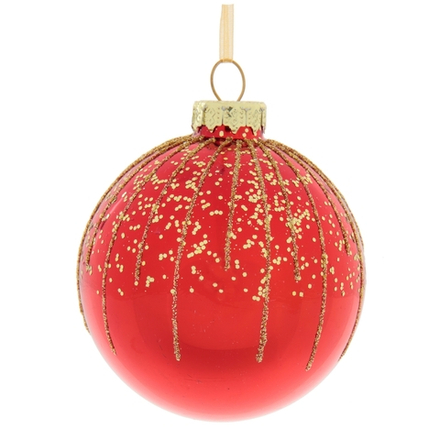 GAEM Украшение новогоднее "Шар", D 8 см L8 W8 H10 см