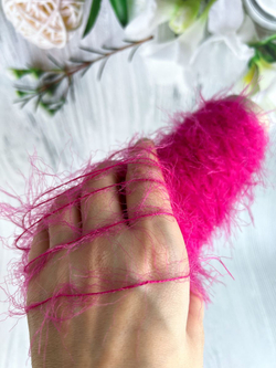 Пряжа для вязания мех Норки декоративная