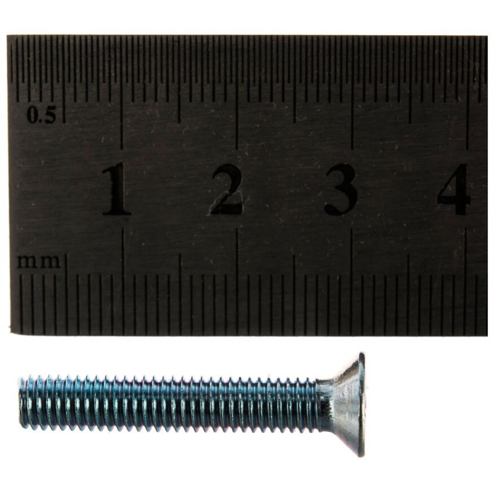 ВИНТ СТРОЙБАТ С ПОТАЙНОЙ ГОЛОВКОЙ ОЦИНК DIN 965 М 5Х30 10ШТ