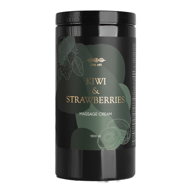 Массажный крем «Киви & Клубника» 1000 мл